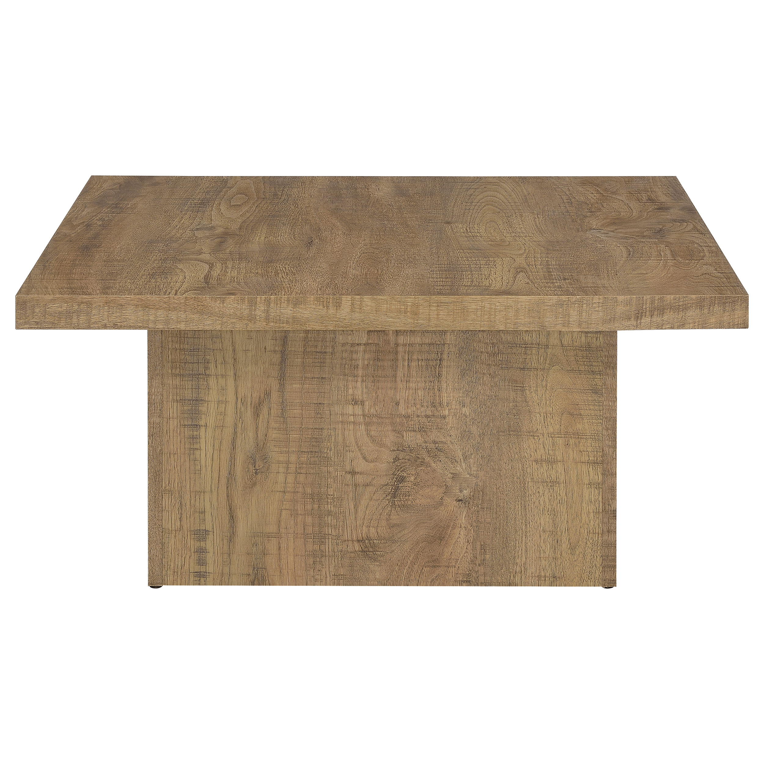 Coaster Devar Square Engineered Wood Coffee Table, Mango Brown photo 8