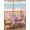 White Bright Red Light Pink, variant on Outdoor Tablecloth with Umbrella Hole and Zipper, Pink Love Rectangle Table Cloth 60x84 Inch Waterproof Tablecloth, Valentine's Day Postmark Mails Retro Gray Picnic Table Cover for Patio Camping