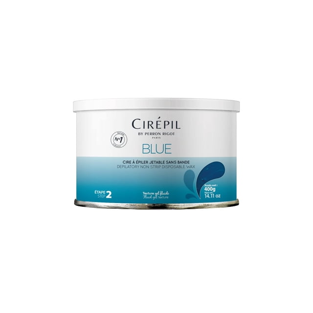 Lata de cera Cirepil Blue 400 g, multiuso, sin fragancia, para piel sensible