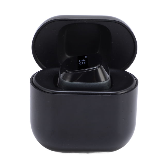 Counter Smart Ring Step Counter 5.1 0.49Inch Screen Smart Finger Ring with Charging Case Support APP Graphite Color