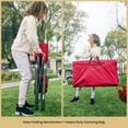 thumbnail image 4 of Arrowhead Outdoor Directors Folding Camping Chair with Integrated Cooler, Red, 4 of 8