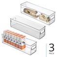 thumbnail image 2 of Stackable Fridge Bin with Handles - Kitchen Storage Bin for Cabinets, Pantry, or Freezer - Made in USA, 2 of 7