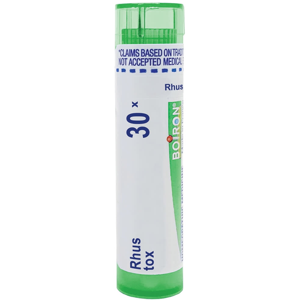 Boiron Rhus Tox 30X, Homeopathic Medicine for Joint Pain Improved By Motion, 80 Pellets