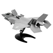 Skill 1 Model Kit F-35 Lightning II Snap Together Painted Plastic Model Airplane Kit by Airfix Quickbuild