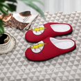 thumbnail image 6 of Men The Flash Slippers Non-Slip Fuzzy House Slippers Warm Soft Plush Winter House Shoes Indoor Outdoor Slip-On Shoes, 6 of 7