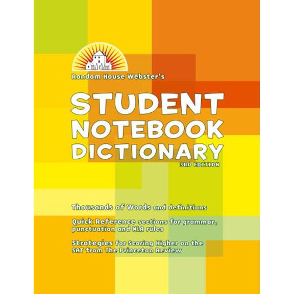 Pre-Owned Random House Webster's Student Notebook Dictionary, Third Edition - Basic
