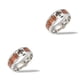 thumbnail image 3 of Guardurnaity Unisex Bang Ring Pareja Boda Joyería Vacaciones Padre Novio Esposa Adultos Regalo personalizado Accesorios Tamaño 6 Type2 NO2, 3 of 6