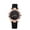 Black, variant on Trendy Diamond Shaped Dial Crystal Casual Watch for Women – Leather Strap & Stainless Steel Dress Watch | Elegant Gift for Her