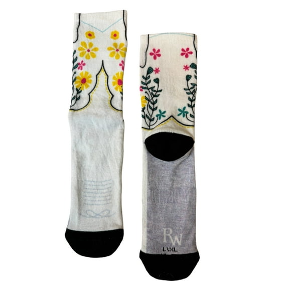 Women's Multicolor Western Cotton Poly Socks