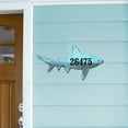 thumbnail image 5 of Shark Coastal Wooden House Number Sign by G. DeBrekht | Coastal Sea-Life D�cor - MA98515, 5 of 8