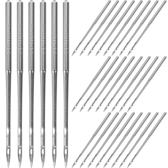 DRAFIDEEP 100Pcs Heavy Duty Hand Sewing Needles Sewing Enthusiasts Silver