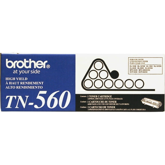 BROTHER TN560 Toner Cartridge HL-1650 (6,500 yield)