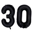 thumbnail image 3 of Luxshiny Globos De Aluminio Negro Para De Fiestas Con Válvula Autosellante Y Reutilizables, 3 of 7