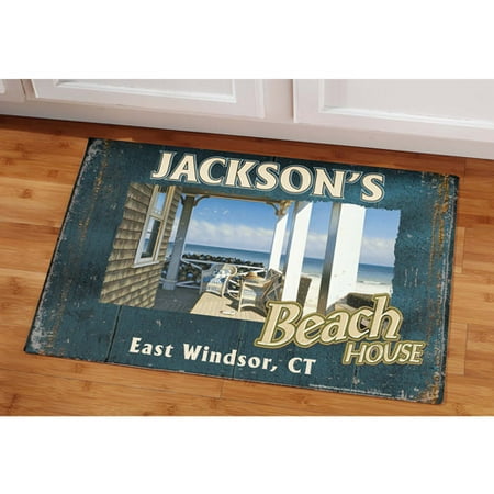 Personalized Beach House Doormat Walmart Com