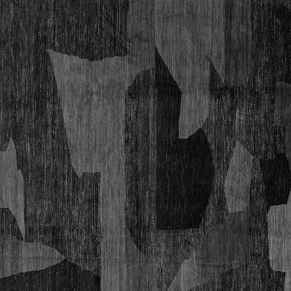 Ahgly Company Indoor Square Oriental Gray Modern Area Rugs, 5' Square