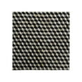 thumbnail image 2 of Bone Inlay End Table – 3D Cube Illusion with Rhombus Pattern in Ivory, Grey & Charcoal, 2 of 2