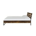 thumbnail image 3 of ACME Juvanth Wooden Queen Platform Bed in Oak and Black, 3 of 5