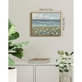 thumbnail image 5 of Drsoum Vintage Coastal Wildflower Field Wall Prints Classic Retro Farmhouse Landscape Wall Art Rustic Decorations for Living Room Bedroom 8x10in Natural Framed, 5 of 5