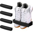 thumbnail image 2 of (Black-5) Estante de zapatos ajustable montado en la pared, organizador de almacenamiento de soporte de zapatos de plástico, almacenamiento de RV, colgadores de zapatos de puerta, paquete de 5, 2 of 5