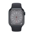 thumbnail image 4 of Open Box Apple Watch Series 8 41mm GPS Midnight Aluminum Case - Midnight Sport Band, 4 of 6