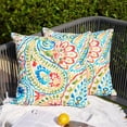 thumbnail image 5 of Outdoor Pillow Covers 18x18 Inch Set of 2 Colorful Paisley Decor Throw Pillow Covers Outdoor Summer Waterproof Pillow Covers Decor for Patio Funiture Garden Sofa Couch 7D, 5 of 6