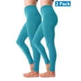 2 Pack Women Winter Leggings Warm Fleece Lined Thick Brushed Full