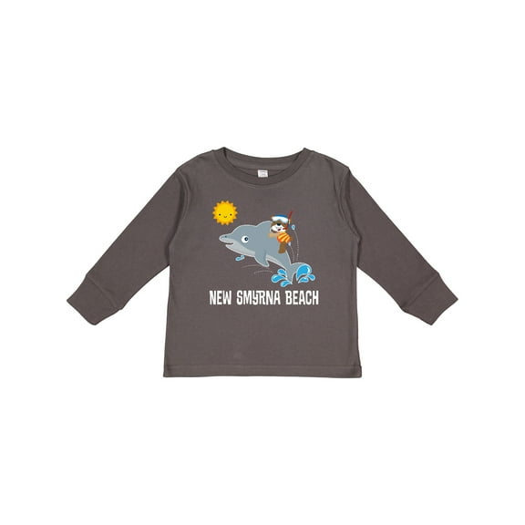 Inktastic New Smyrna Beach Florida Boys or Girls Long Sleeve Toddler T-Shirt