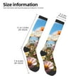 thumbnail image 2 of Logiee Vibrant Field Of Blossoms Print Gift Stocking Stuffers,Adult Stockings,Novelty Socks,Funny Socks Birthday Running Walking Sleeping, 2 of 6
