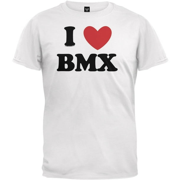 Purper Monica triatlon I Heart BMX T-Shirt - Large - Walmart.com