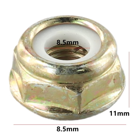 Goodhd M10X1.25 Left Hand Thread Blade Nut For Brushcutter Trimmer Gearbox