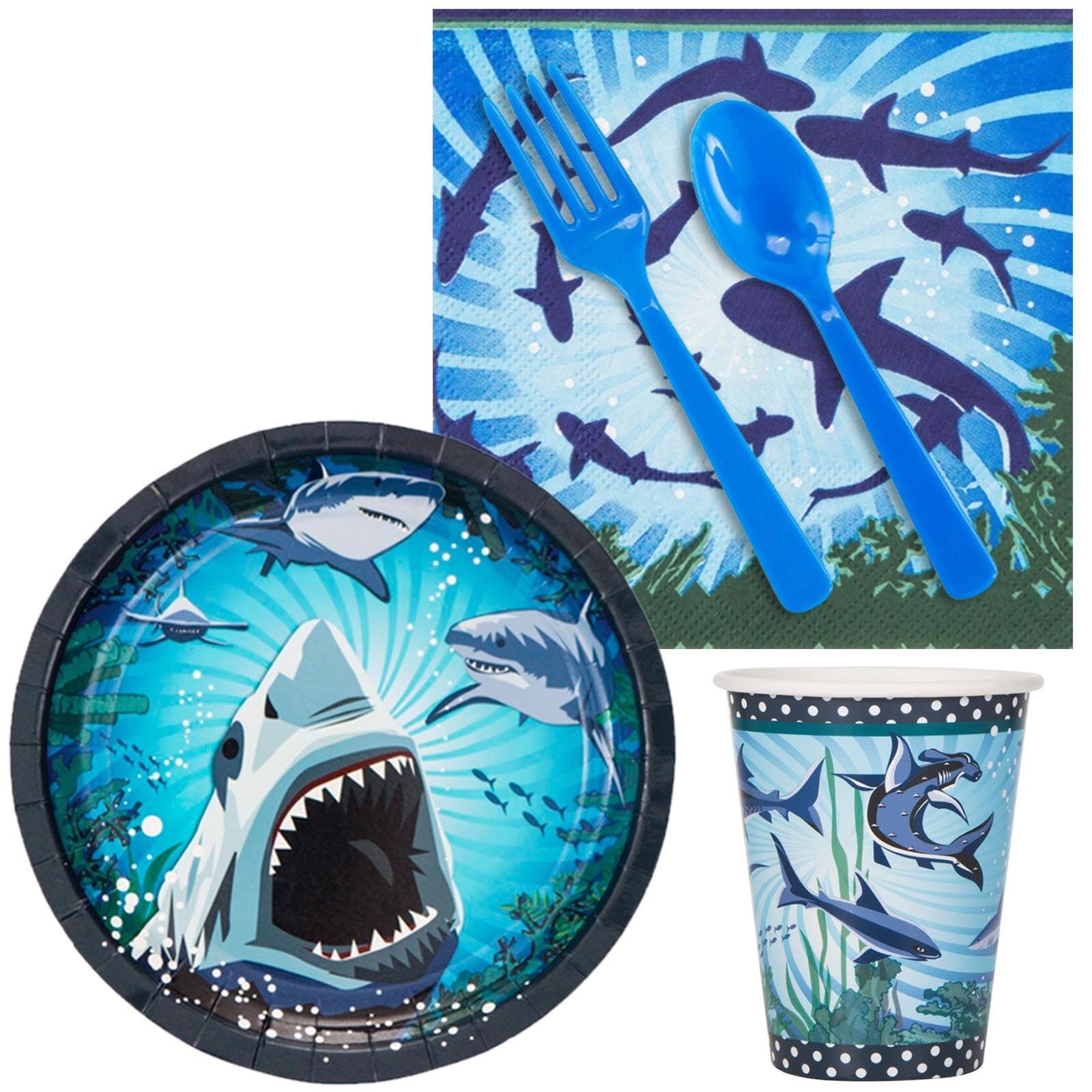 Shark Party Snack pack For 16