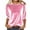 Pink, variant on Womens Velvet Tops Elegant Casual Outfits 3/4 Length Sleeve Crew Neck Dressy Blouses Loose Party T-shirts (XL, Wine)