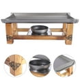thumbnail image 1 of HLONK Portable Fish Grill with NonStick Design for Home Use Aluminium and Wooden Durable Assorted Color 30cm, 1 of 6
