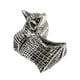 thumbnail image 2 of Qarigey Anillo de dedo Estilo retro de plata Joyas de murciélago abierto Anillos góticos geniales ajustables Suministros para fiestas Regalo para Ropa, zapatos y accesorios Miscelánea Qarigey AP005976-00, 2 of 6