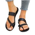 thumbnail image 3 of NOKIO House Slippers for Women Casual Beach Sandals Hollow Casual Slippers Open Toe Flat Shoes Beach Retro Sandals Slip on, 3 of 8