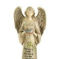 thumbnail image 2 of Resin Garden Statue Standing Angel with Bird Garden Statuary for Outdoor Garden Decor, 2 of 6