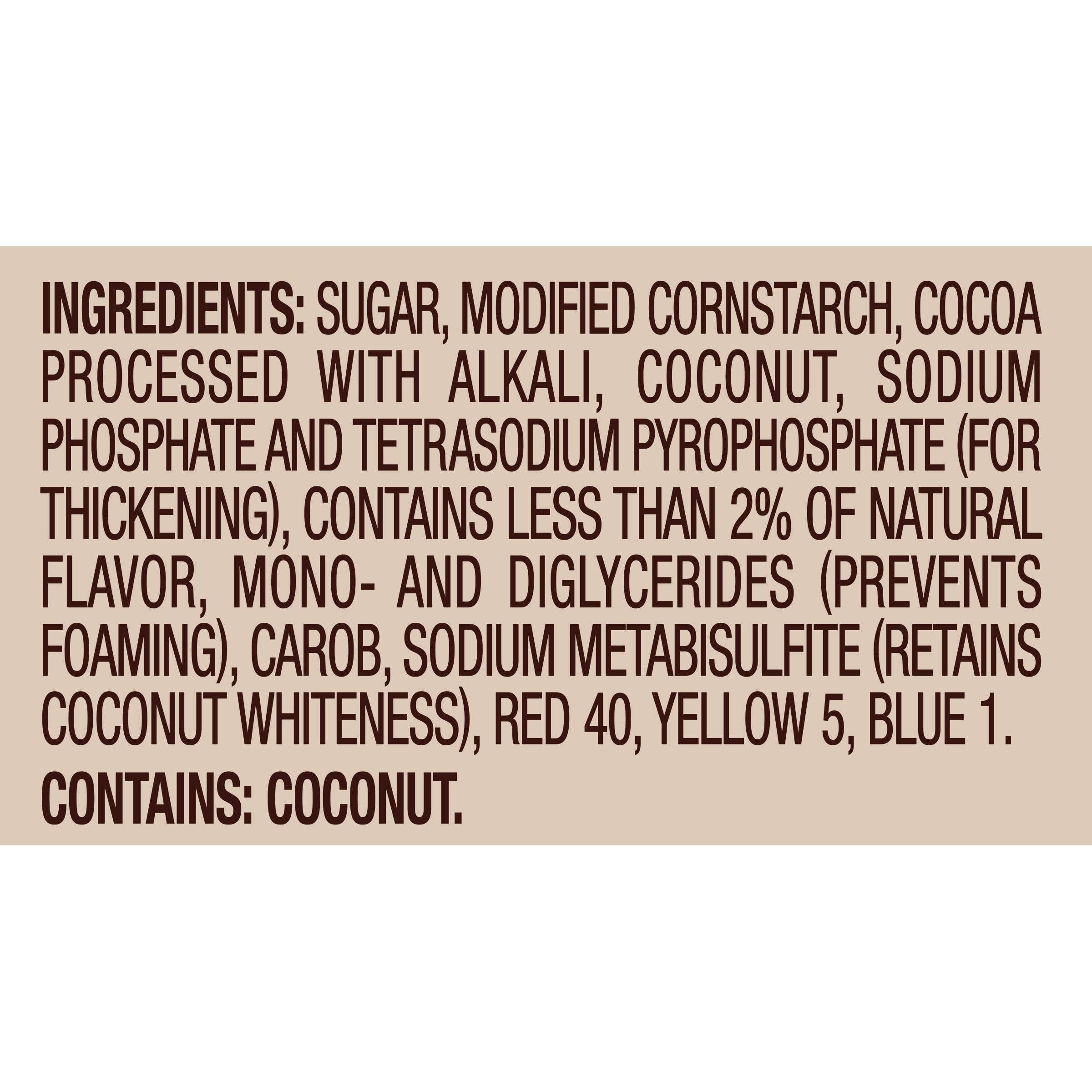 Godiva Dark Chocolate Pudding with Coconut Instant Pudding Mix, 4.12 oz Box