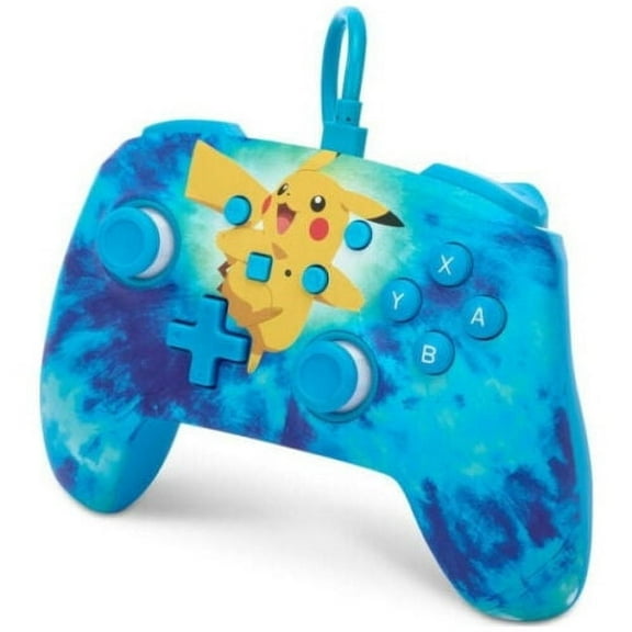 Pokemon: Tye Dye Pikachu Enhanced Wired Controller for Nintendo Switch | #Catalog
