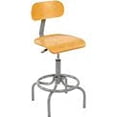 thumbnail image 3 of Interion Shop Stool - Wood - Natural, 3 of 3