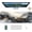 Black Marble, variant on Fantasy Marble Mouse Pad, 31.5 x 11.8 Large Desk Mat with Stitched Edges & Non-Slip Base, Mousepad for Office, Home, Work