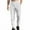 White, variant on Mens Sweatpants, Men's Knitted Jacquard Jogger Pants Casual Athletic Sweatpants with Pockets Elastic Waist Cuffed Trousers