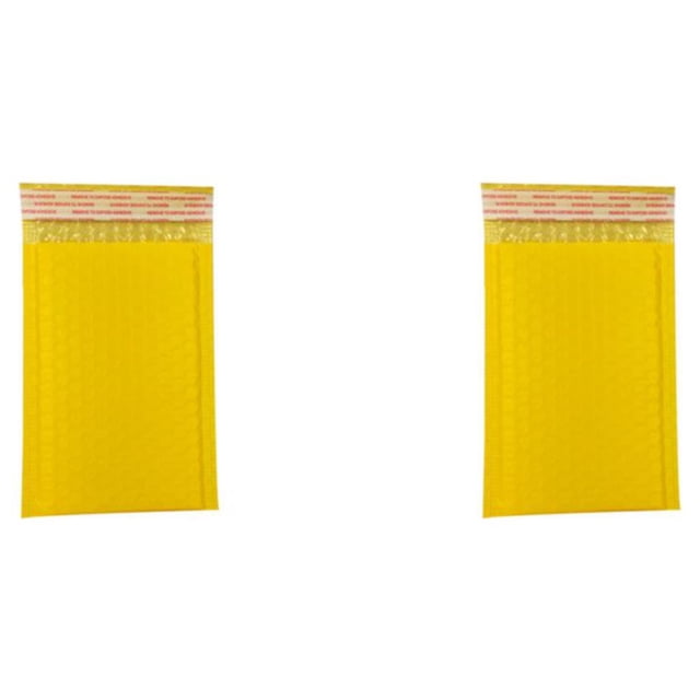 Naiovety Paquete de 30 piezas de sobres para envíos de burbujas, sobres de entrega confiable con forro de burbujas, amarillo amarillo 13*18+4cm 2Conjunto