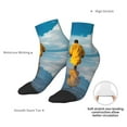 thumbnail image 6 of Naloa Monk Walking On Water Ankle Socks for Women Non Slip Socks No Show Socks Classic Low Cut Casual Socks Casual Socks, 6 of 7