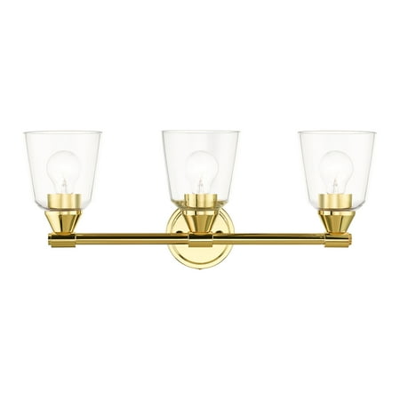 

Livex Lighting 16783 Catania 3 Light 23 Wide Vanity Light - Brass