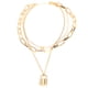 thumbnail image 1 of Collar elegante Jadeshay con colgante de bloqueo en forma de corazón, 1 of 8