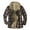 Coffee, variant on Meichang Mens Fleece Jackets Plus Size Plaid Hoodies Streetwear Button Down Shirt Jacket Classic Fit Long Sleeve Cardigan Jacket