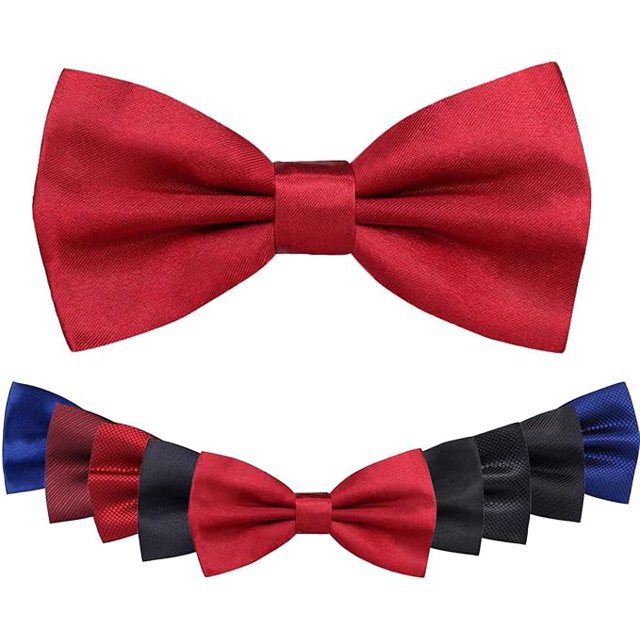 Pajaritas ajustables para hombre, Pajarita de esmoquin ajustable de color sólido,lazo clásico formal preatado, pajarita de longitud ajustable para niños y hombres