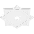 thumbnail image 2 of 38"OD x 5"ID x 21"C x 1"P Axel Architectural Grade PVC Contemporary Ceiling Medallion, 2 of 11