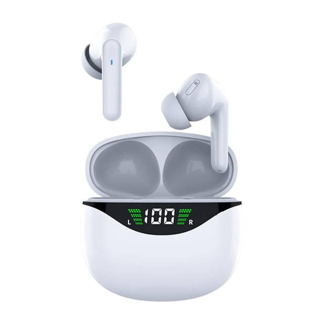 1 Auriculares inalámbricos TWS compatibles con Bluetooth 5. Auriculares deportivos para juegos Blanco FLhrweasw Nuevo