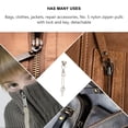 thumbnail image 3 of OUNONA 2Ud Accesorios Metal Para Cremallera De Mochila Y Bolsa En Color Plata Duraderos, 3 of 8